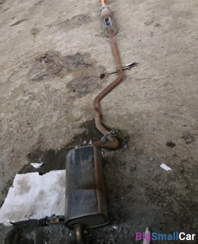 Глушитель в сборе от Peugeot 508 2011-2018 - купить Абинске