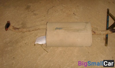 Задняя часть глушителя от Kia Rio 2000-2005 - купить Абинске