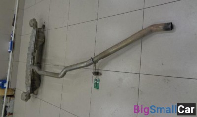 Задняя часть глушителя от Volkswagen Touareg 2002-2010 - купить Абинске