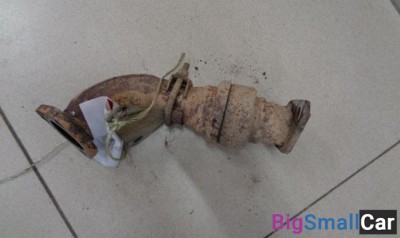 Приемная труба глушителя от Kia Shuma 2001-2004 - купить Абинске