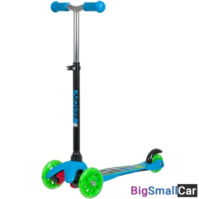 Детский самокат-кикборд 120H.DISCOKIDS.SGBL20 NOVATRACK - купить Абинске