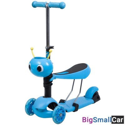 Детский самокат-кикборд 120S.DISCOKIDS.BL7 NOVATRACK - купить Абинске