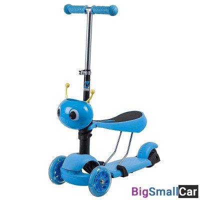 Детский самокат-кикборд 120S.DISCOKIDS.BL9 NOVATRACK - купить Абинске