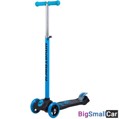 Подростковый самокат-кикборд 120RAINBOW.BL8 NOVATRACK - купить Абинске