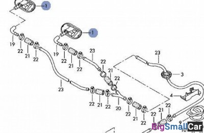 Форсунка омывателя стекла VAG 8E0955988D правая 2с - купить Абинске