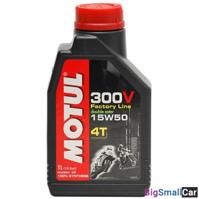 Масло моторное MOTUL 4T 300V FACTORY LINE NEW 15W50 1L 104125 - купить Абинске