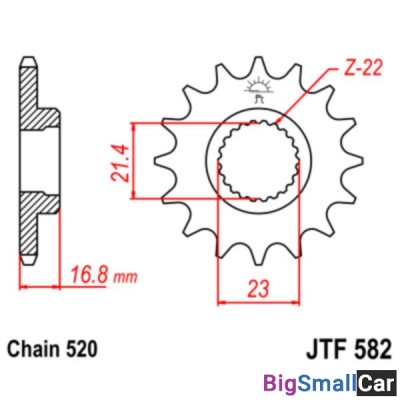 Звезда ведущая JT JTF582.16 - купить Абинске