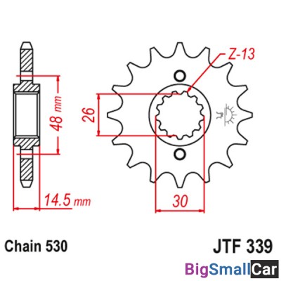 Звезда ведущая JT JTF339.16 - купить Абинске