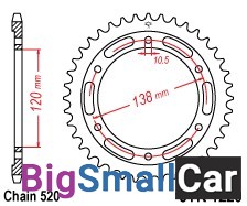 Звезда ведомая JT JTR1220.38 - купить Абинске