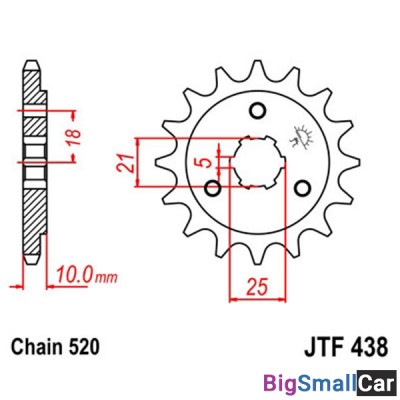 Звезда ведущая JT JTF438.15 - купить Абинске