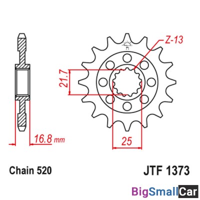 Звезда ведущая JT JTF1373.16 NC700 - купить Абинске