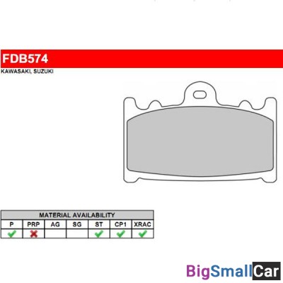 Тормозные колодки FERODO FDB574P - купить Абинске