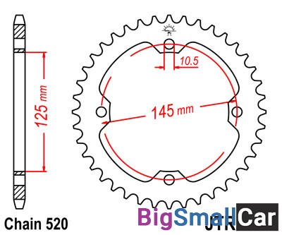 Звезда ведомая JT JTR1857.38 - купить Абинске
