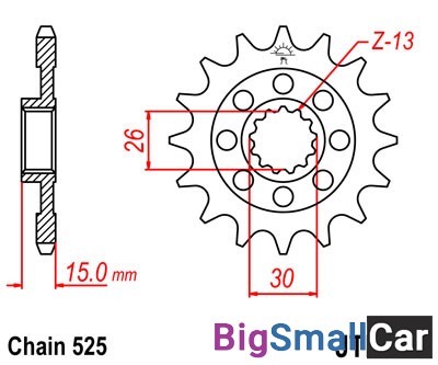 Звезда ведущая JT JTF404.15 - купить Абинске