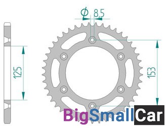 Звезда ведомая AFAM 10212-45 (JTR210.45) - купить Абинске