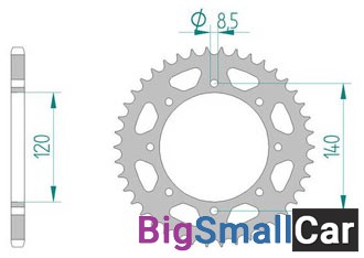 Звезда ведомая AFAM 16600-42 (JTR487.42) - купить Абинске