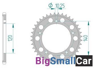 Звезда ведомая AFAM 15605-42 аллюминий (JTR1793.42) - купить Абинске