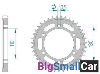 Звезда ведомая AFAM 16502-39 (JTR479.39) - купить Абинске