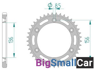 Звезда ведомая AFAM 14506-41 (JTR1791.41) - купить Абинске