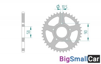 Звезда ведомая AFAM 10215-40 - купить Абинске
