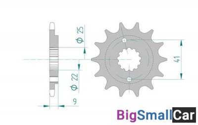 Звезда ведущая AFAM 20510-14 (JTF1309.14) - купить Абинске