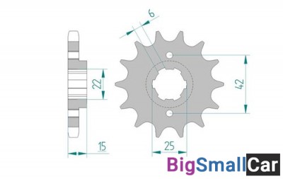 Звезда ведущая AFAM 20402-16 (JTF292.16) - купить Абинске