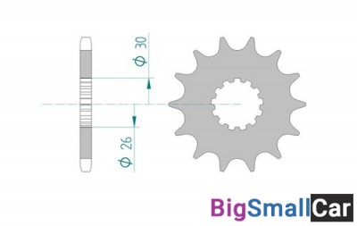 Звезда ведущая AFAM 88600-17 (JTF1183.17) - купить Абинске
