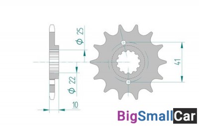 Звезда ведущая AFAM 20509-15 (JTF308.15) - купить Абинске