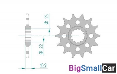 Звезда ведущая AFAM 21603-14 (JTF1581.14) YZF 600 R6  520 - купить Абинске