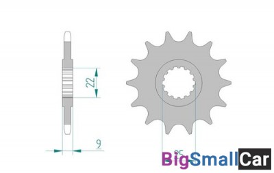 Звезда ведущая AFAM 94603-14 MV AGUSTA - купить Абинске