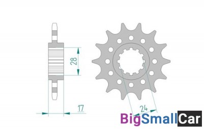 Звезда ведущая AFAM 20511-15 CBR 600 F  520 91-96 - купить Абинске