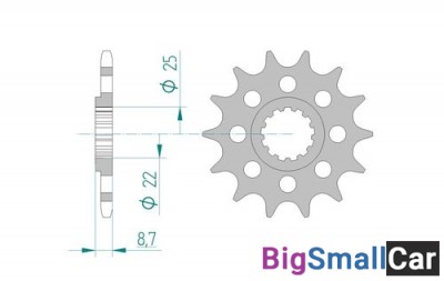 Звезда ведущая AFAM 28402-16 (JTF512.16)  520 - купить Абинске