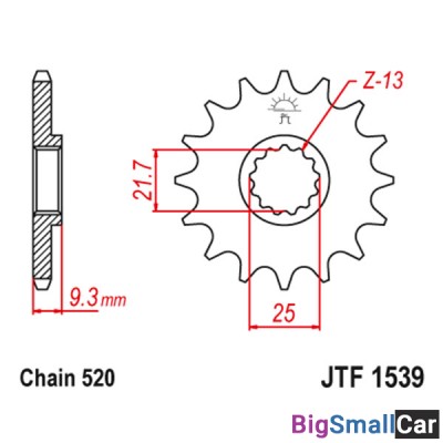 Звезда ведущая JT JTF1539.15 - купить Абинске