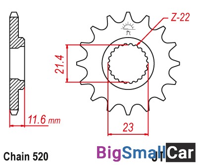 Звезда ведущая JT JTF583.15 - купить Абинске