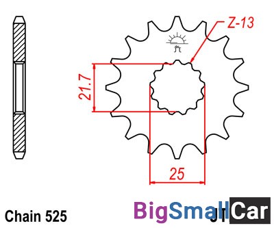 Звезда ведущая JT JTF520.15RB - купить Абинске