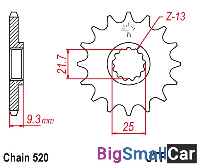 Звезда ведущая JT JTF1539.14RB - купить Абинске
