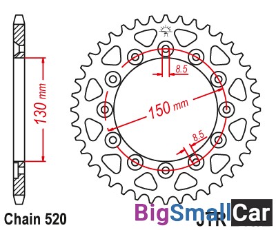 Звезда ведомая JT JTR245/2.42 - купить Абинске
