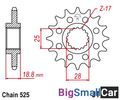 Звезда ведущая JT JTF704.15 - купить Абинске