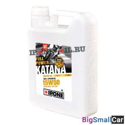 Масло моторное IPONE 4T FULL POWER KATANA SYNTHETIC 15W50 4L 800358