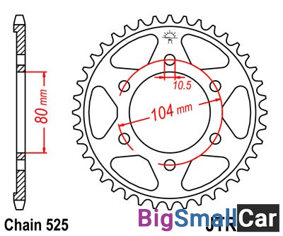 Звезда ведомая JT JTR1489.43 - купить Абинске