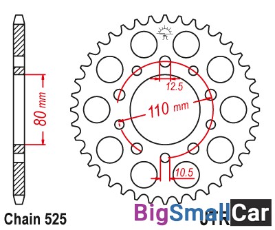 Звезда ведомая JT JTR1332.46 - купить Абинске