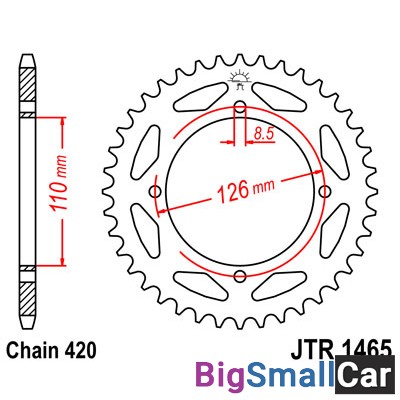 Звезда ведомая JT JTR1465.47 - купить Абинске