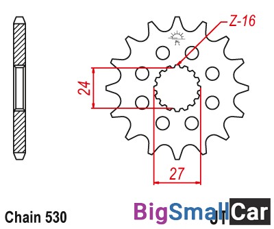 Звезда ведущая JT JTF423.16 - купить Абинске