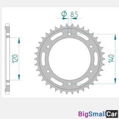 Звезда ведомая AFAM 10311-38 - купить Абинске