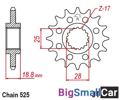 Звезда ведущая JT JTF405.20 - купить Абинске