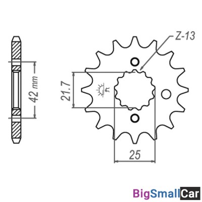 Звезда ведущая JT JTF513.16RB - купить Абинске