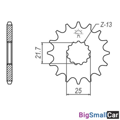 Звезда ведущая JT JTF520.17RB - купить Абинске