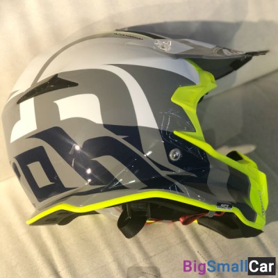 Шлем AIROH Terminator Open Vision SHOOT yellow/blue XL TOVS - купить Абинске