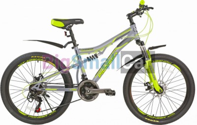 Дорожные велосипеды PIONEER COMANDOR 24/14 gray-green-black - купить Абинске