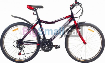 Дорожные велосипеды PIONEER OPTIMA 26/18 black-red-white - купить Абинске